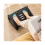 Foot Rest Stool Adjustable with Rollers and Massage Pad 6