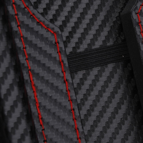 Carbon Fiber Watch Storage Box Leather 2-Slot 1