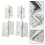 Stainless Steel Butt Hinges Left Right 3-inch 4