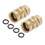 Brass Hose Adapter Set 3/4 inch 2 pairs 7