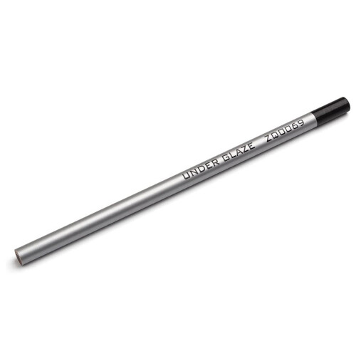 Black underglaze pencils for pottery, 6-pack 2