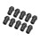 PVC cable gland connector with rubber sheath 10 pcs 2