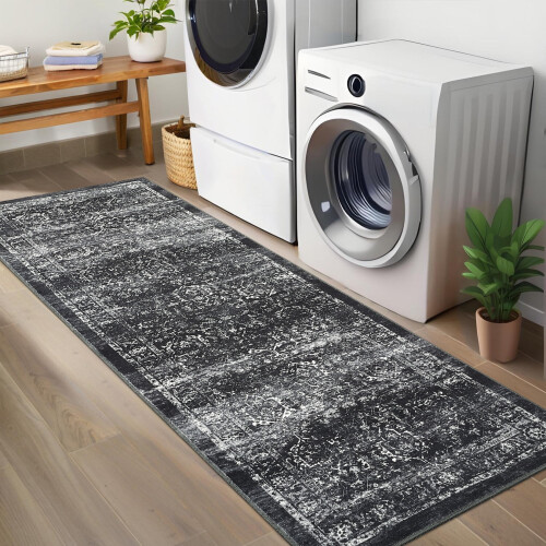 Haperlare entryway rug vintage runner 2' x 6' 1