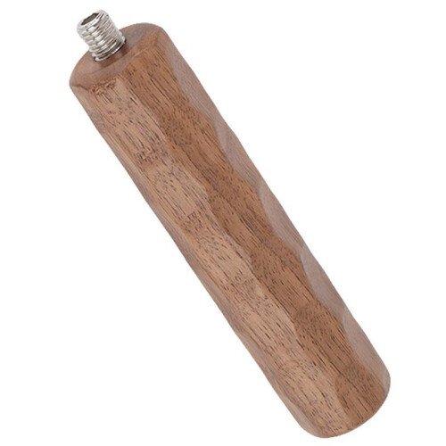 Coffee Machine Wooden Handle Threaded Handle Natural Wood Texture Coffee Cup Machine Replacement Accessory Espresso