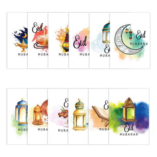 Middle Eastern Festival Invitation Postcards 12 pcs 2