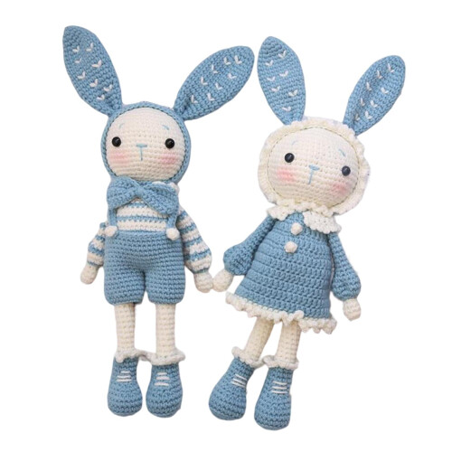 Beginner Crochet Rabbit Kit with Yarn Hook and Accessories 2