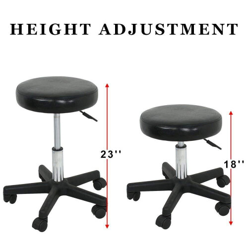 Hydraulic Adjustable Rolling Medical Stool 2