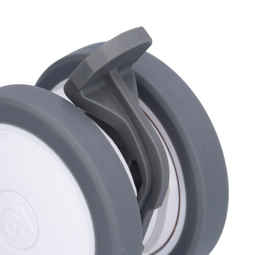 TPR Rubber Caster Wheels 3 Inch M12 75mm 1