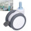 TPR Rubber Caster Wheels 3 Inch M12 75mm 4
