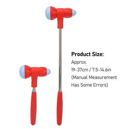 Retractable Massage Hammer Ergonomic Double-End 1pc 1