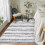 Boho Area Rug Gray Geometric 4' x 6' 2