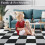 Harperlare Runner Rug Black and White Plaid 2' x 6' 3