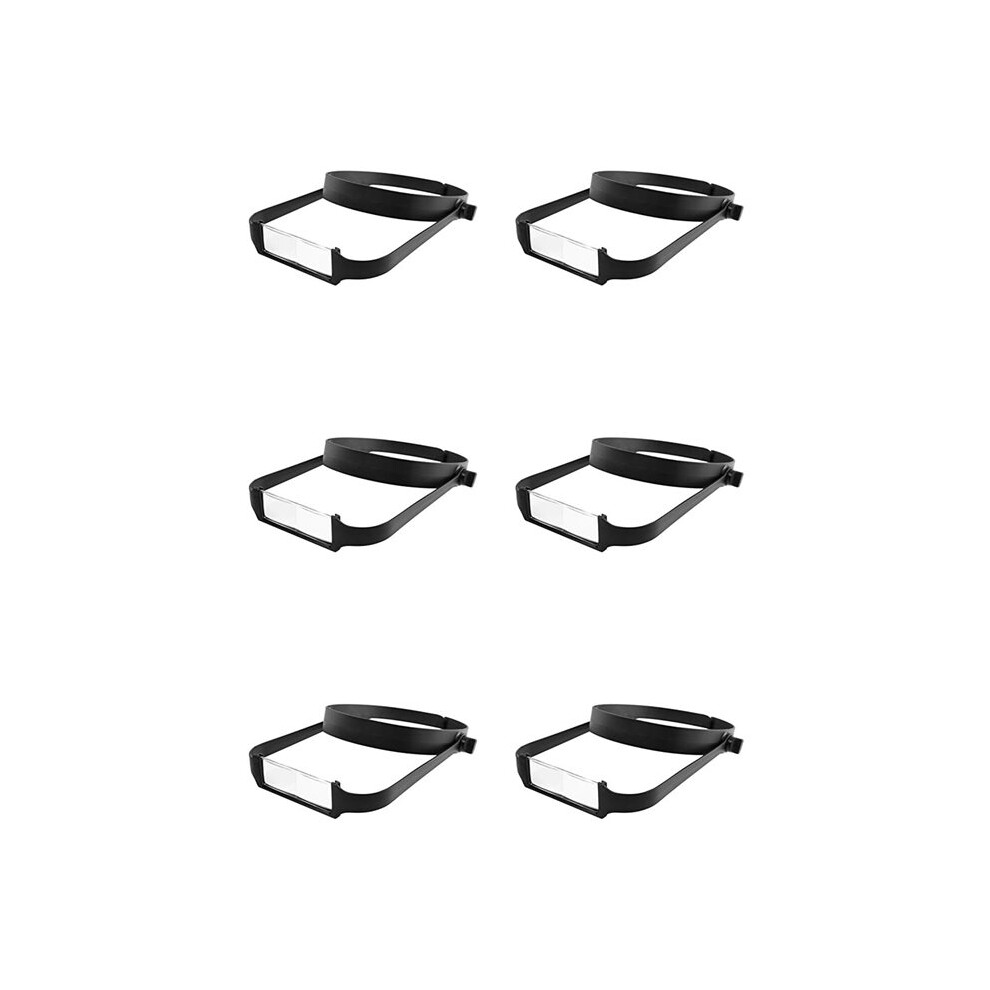 6X Slimline Headband Magnifier With 24 Lenses, Assisted Repair Of -Mounted Reading Magnifying Glass 6032069338286