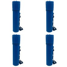 4X Conteneur de Tube de Stockage de Tige D'Électrode de Soudure de Soudure de Garde Bleue de 10 Lb avec des Sangles et de la Chaîne