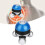 GBB-Mini handheld vibrating massager blue battery-powered 2