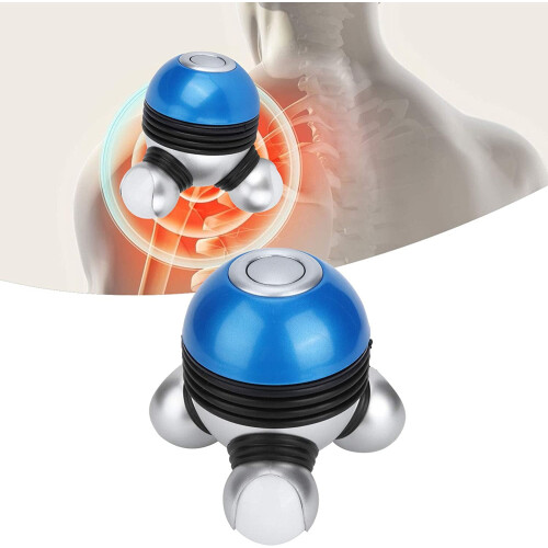 GBB-Mini handheld vibrating massager blue battery-powered 1