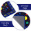 Kids Solar System Educational Rug Round 4 ft x 4 ft 3