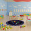 Kids Solar System Educational Rug Round 4 ft x 4 ft 5