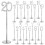 Wood Table Number Holders with Base 20 pcs 2