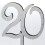 Wood Table Number Holders with Base 20 pcs 8