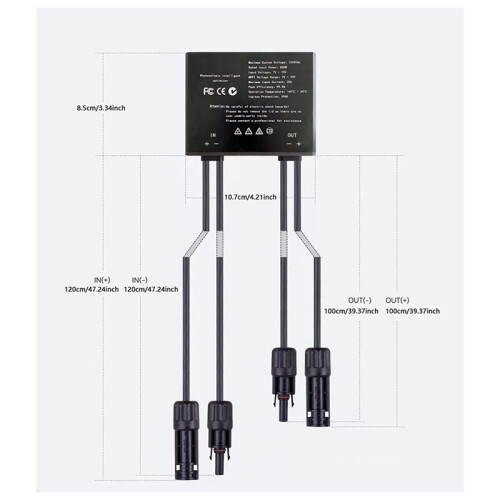 5X 800W MPPT Power Optimizer Solar PV Optimization Efficiency Boosting Module to Solve Power Drop Caused By Occlusion 2