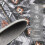 Boho geometric distressed runner rug grey 2 ft x 6 ft 4