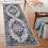 Vintage Bohemian Runner Rug Grey 2 ft x 6 ft 3