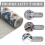 Boho geometric distressed runner rug grey 2 ft x 6 ft 6