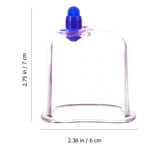 Vacuum Cupping Jar Clear Home Use Relaxation Tool 1