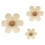 Flower Fridge Magnets 3D Strong 1 Pack 5