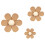 Flower Fridge Magnets 3D Strong 12pcs 6