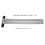Stainless Steel T-Type Hole Ruler 300mm 2
