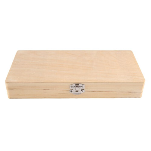 6X Wooden Slide Storage Box, Holds 50 Slides, Microscope Slide Box 2