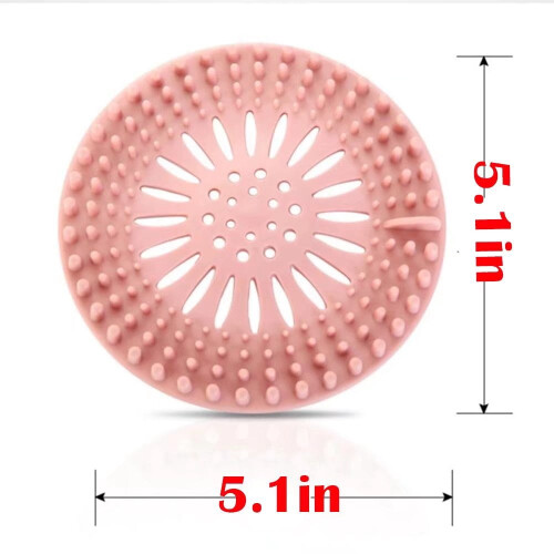 Drain Filter Silicone Shower Sink Cover 2 Pack 1