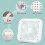 Shower Drain Cover Square Grey 2-Pack 3