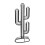 Cactus Coffee Pod Holder Black Iron 48 Pods 8