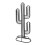 Cactus Coffee Pod Holder Black Iron 48 Pods 7