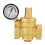 Brass Water Pressure Reducing Regulator DN25 with Gauge 8