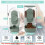 Rabbit Water Bottle Automatic Dispenser 27 oz Blue Orange 5