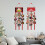 Christmas card holder wall decor 2 pieces 4