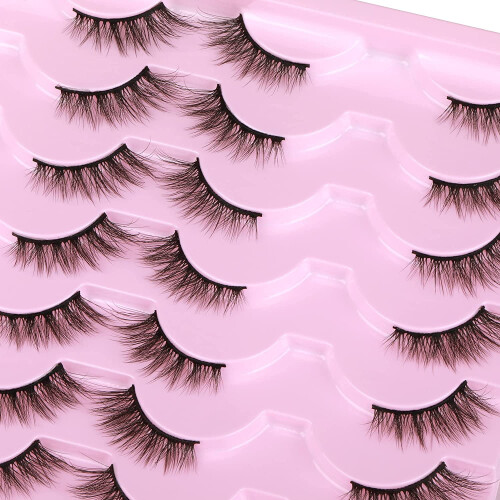 Natural Cat Eye Half Lashes 14 Pairs 1