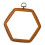 Embroidery Hoop Stretch Frame Hexagon 18.5x21cm 4