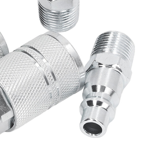 Industrial 3/8" NPT quick connect air hose fitting, 1