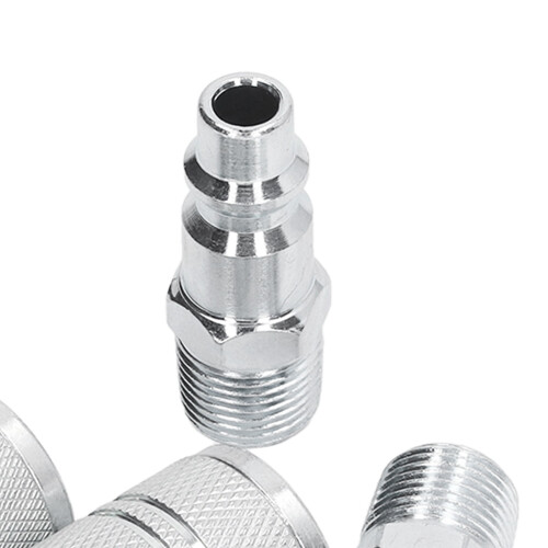 Industrial 3/8" NPT quick connect air hose fitting, 2