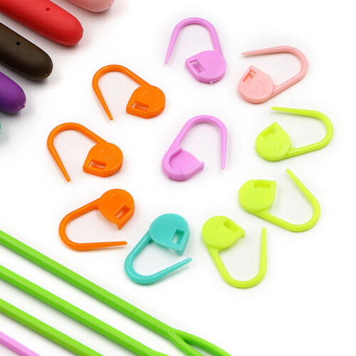 HANXIULIN crochet hook set ergonomic rubber handles 11 pcs 2