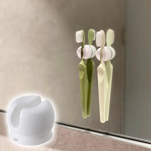 Toothbrush Holder Wall Mounted with Suction Cups 2