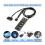 3X 9Pin USB Header Splitter, USB 2.0 Header Splitter with  Power Cable, Internal USB Hub for CPU/RGB Light/Printer 10