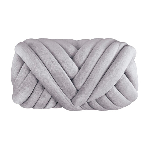 Light Gray Chunky Yarn 250g Jumbo Tubular 1