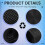 12x  Knob Navigation Volume Knob for  for G25 G35 G37 FX35 Pneumatic Adjustment Cap Modification Models 9