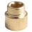 Brass Tap Extension Connector G1/2 Thread for Drinking 2